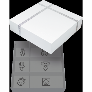 II-LAATU PAKKAUS! DOOKY 3D HANDPRINT & LUXURY MEMORY BOX