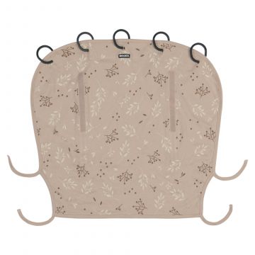 II-LAATU PAKKAUS! DOOKY Universal Cover Kuomuverho, LEAVES BEIGE