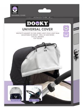 DOOKY Universal Cover Kuomuverho, Yksivärinen Harmaa