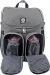 *DOOKY Diaper Backpack 2in1 Hoitoreppu, Grey Melange