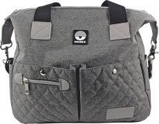 *DOOKY Diaper Shoulder Bag Hoitolaukku, Grey Melange