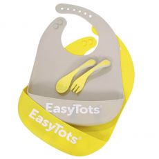 EASYTOTS Silicone Soft Roll Up Ruokakaukalot+Lusikka&Haarukka