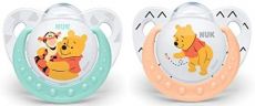 NUK Nalle Puh Silikoni Huvitutit 0-6kk BOXI!