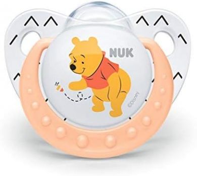 NUK Nalle Puh Silikoni Huvitutit 0-6kk BOXI!