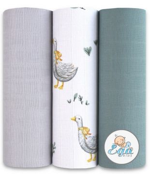 2189 EGAKids Harsoliinat 100% puuvillaa 60x80 cm 3 kpl