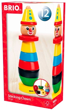 BRIO Stacking Clown Rengaspyramidi