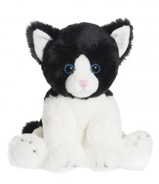 TEDDYKOMPANIET PEHMOKISSA Mojje black & white