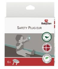 BABY DAN Safety Plug EUR PISTORASIANSUOJAT 6kpl