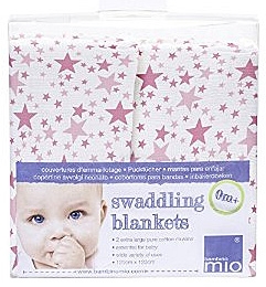 *BAMBINO MIO Swaddling Blankets Kapaloharsot 2 kpl/pkt