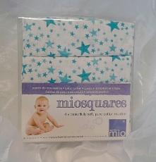 BAMBINO MIO MioSquares HARSOLIINAT 4 kpl, STARS Turkoosi