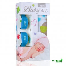 T-TOMI Baby Set Bambuharso 80 x 100 cm + Kiinnitysclipsit