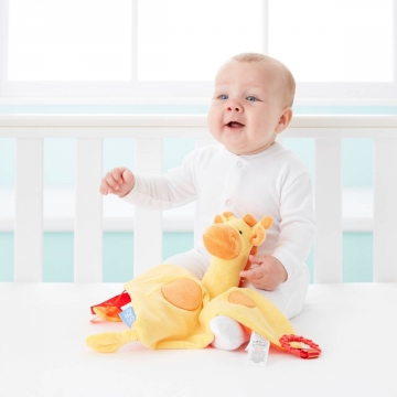 *The GRO Comforter RIEPULELU pururenkaalla Gerri Giraffe