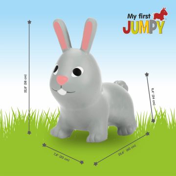 GERARDO'S My First Jumpy POMPPULELU Pupu, harmaa