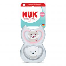NUK Perfect Match Air Silikoni 6-18 kk HUVITUTIT
