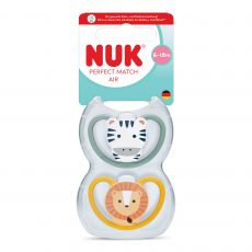 NUK Perfect Match Air Silikoni 6-18 kk HUVITUTIT