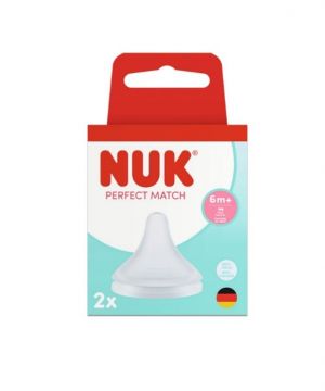 NUK Perfect Match Pullotutit +6 kk FLOW CONTROL