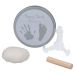 HAPPY HANDS 2D Round shape Tin Handprint