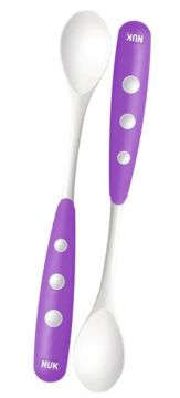 NUK Easy Learning Ensilusikat +6 kk, 2kpl/pkt, Turkoosi-Valk.