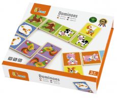 VIGA TOYS Domino Maatilan eläimet 28 osaa