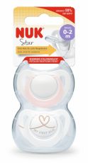 NUK Star Silikoniset Ensitutit 0-2kk, 2kpl/pkt BOXI