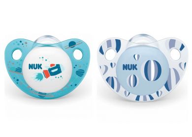*NUK Trendline Silikoni Huvitutit 0-6kk BOXI!
