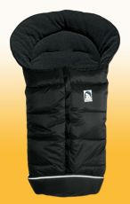 EISBÄRCHEN Talvilämpöpussi MUSTA-MUSTA (nylon/fleece)