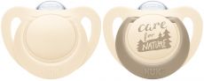 *NUK For Nature silikoni Huvitutit 6-18 kk 2kpl/pkT
