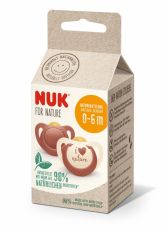 NUK For Nature LATEX HUVITUTIT 0-6 kk 2 kpl/pkt