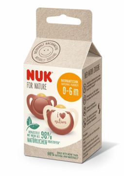 NUK For Nature LATEX HUVITUTIT 0-6 kk 2 kpl/pkt