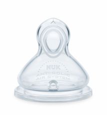 NUK First Choice +PLUS Silikoni Pullotutit 6-18 kk FLOW CONTROL