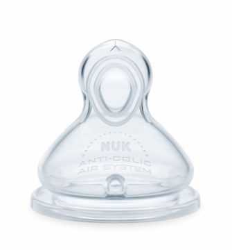 NUK First Choice +PLUS Silikoni Pullotutit 6-18 kk FLOW CONTROL