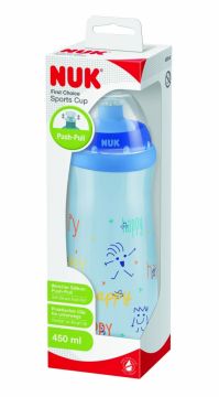 *NUK Sports Pullo 450ml SINI-TURKOOSI