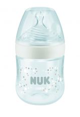 NUK Nature Sense PP Temp Control Tuttipullo 150 ml Valkoinen