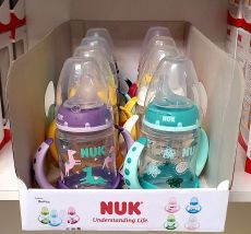NUK First Choice Nokkapullo 150 ml (Display/irtomyynti)