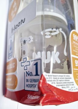 II-LAATU PAKKAUS! NUK First Choice+ TEMP CONTROL Tuttipullo 150 ml