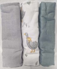 2189 EGAKids Harsoliinat 100% puuvillaa 60x80 cm 3 kpl