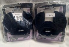 II-LAATU PAKKAUS! DOOKY Universal Pads Turvavyöpehmusteet, BLACK