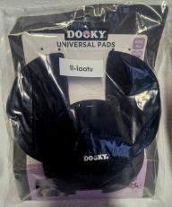 II-LAATU PAKKAUS! DOOKY Universal Pads Turvavyöpehmusteet, BLACK