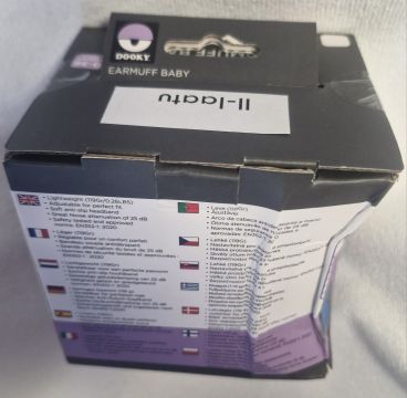 II-LAATU PAKKAUS! DOOKY Earmuff Baby KUULOSUOJAIMET 0-36 kk, SININEN