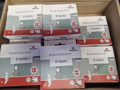 II-LAATU PAKKAUS! BABY DAN Liukuovilukko 1 kpl