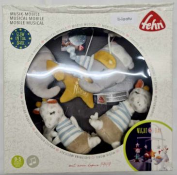 II-LAATU PAKKAUS! FEHN Gute Nacht MUSIIKKIMOBILE (Hohtaa pimeässä)