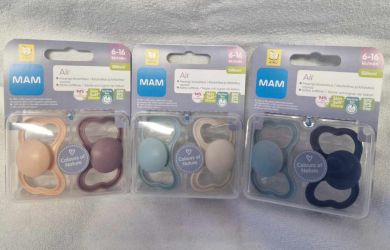 AINU MAM Air HUVITUTIT 2 kpl/pkt 6-16 kk