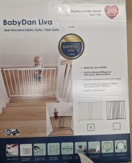 II-LAATU! BABY DAN Liva Turvaportti, VALKOINEN