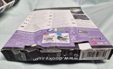 II-LAATU PAKKAUS! DOOKY Universal Cover Kuomuverho, LEAVES BEIGE