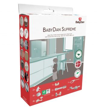 BABY DAN Supreme 16-Osainen TURVATARVIKESETTI