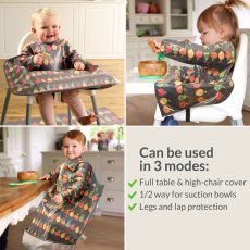 BIBETTA Wipeezee XL Coverall ESSU, Grey Happy Fruit