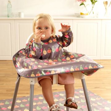 BIBETTA Wipeezee XL Coverall ESSU, Grey Happy Fruit
